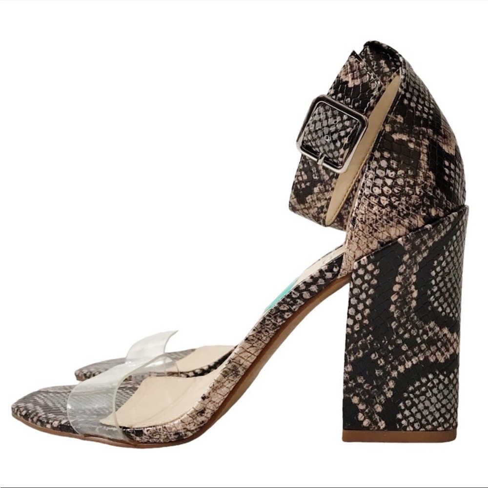 Vince Camuto Black and Cream Heels - Picture 2 of 8